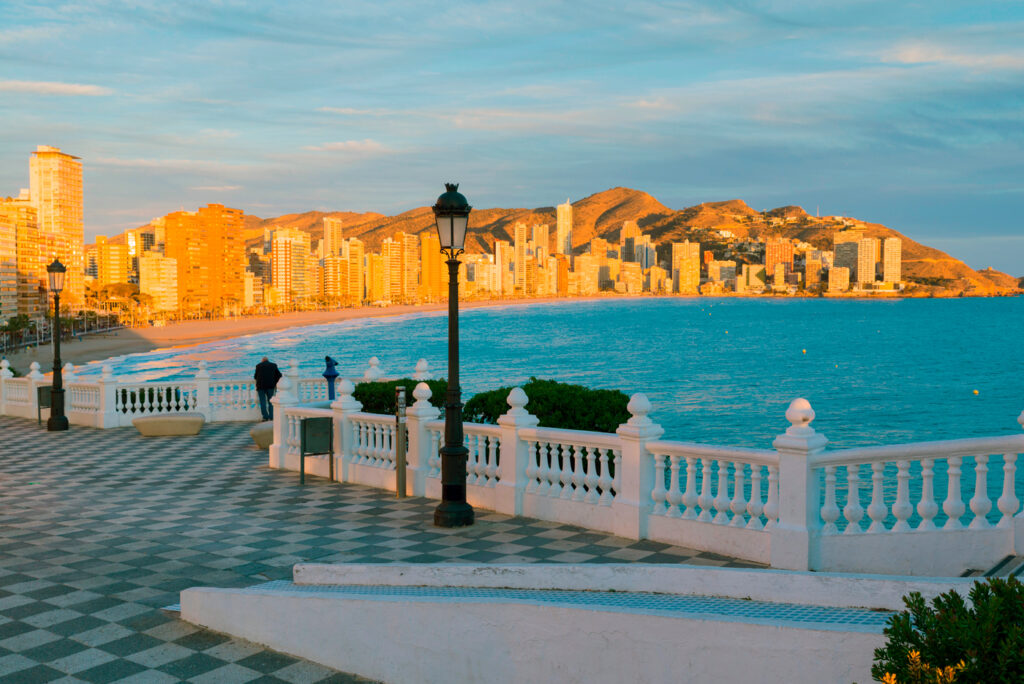 Benidorm en invierno.