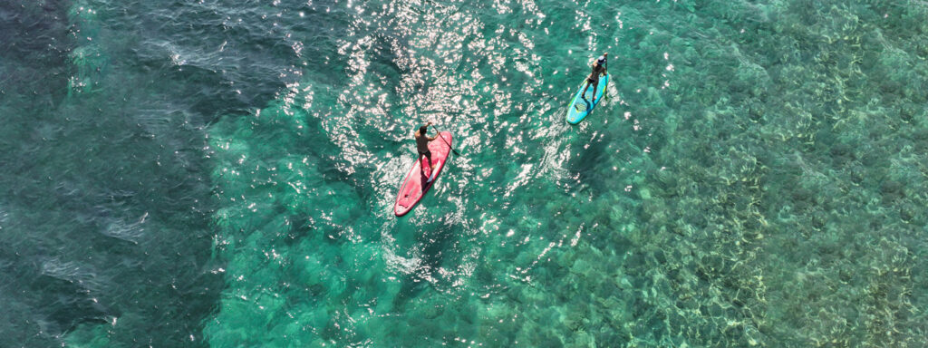 Paddle surf cerca de Benidorm.