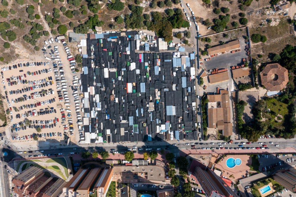 Mercado local en Benidorm.