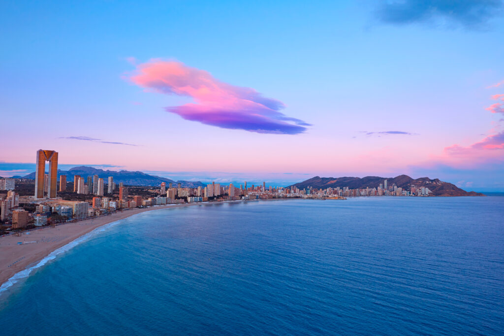 Microclima urbano de Benidorm.